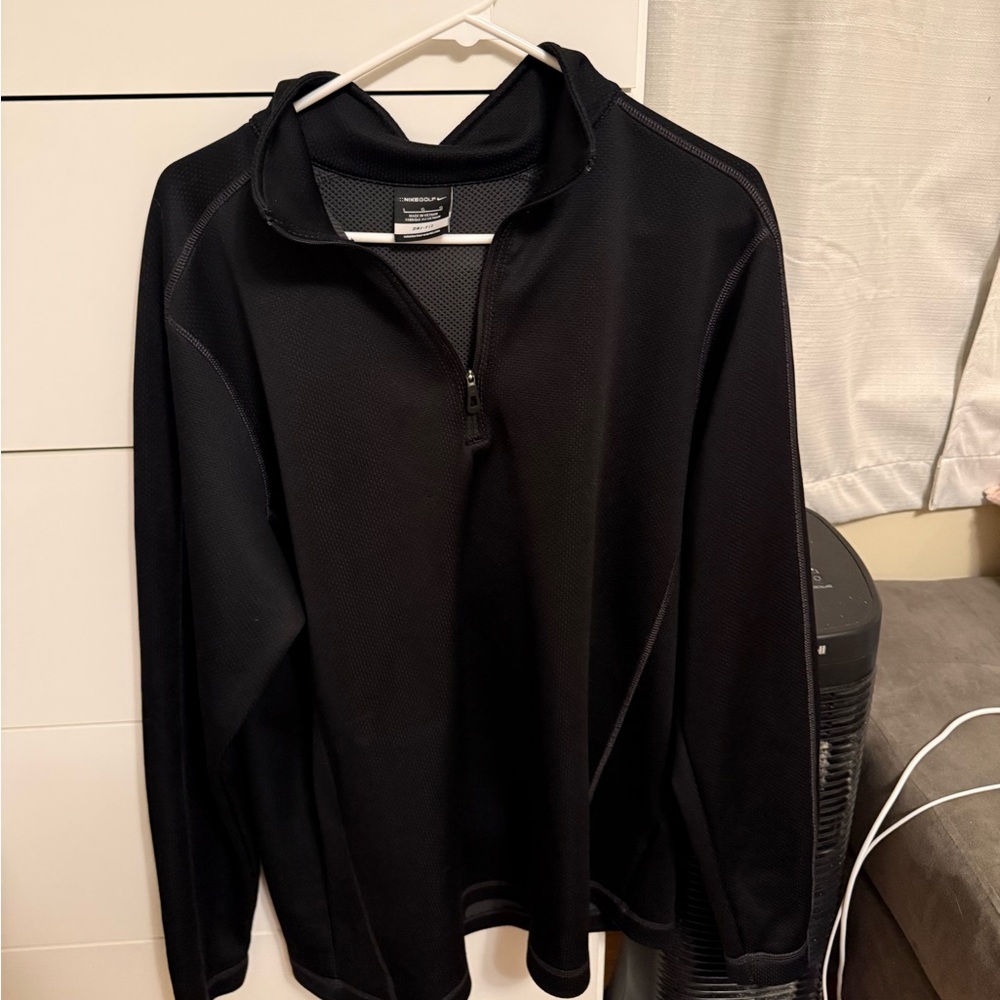 Nike Black Golf Quarter-Zip Pullover